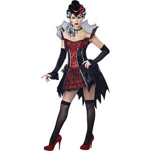 California Costumes Transylvania Temptress Deluxe Costume with Leg Avenue Body J